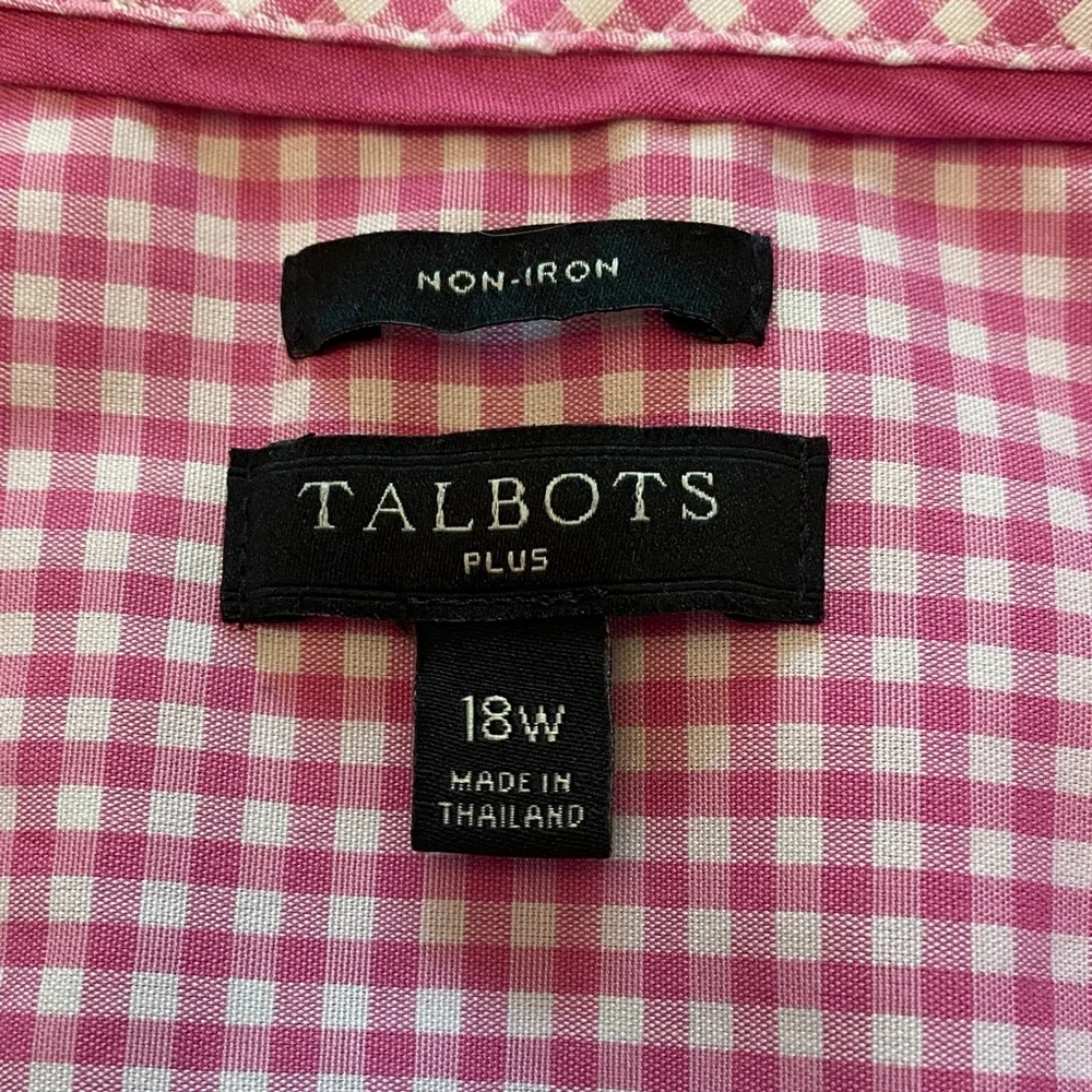 Pink Talbots Plus Sleeveless Top - Picture 2 of 4